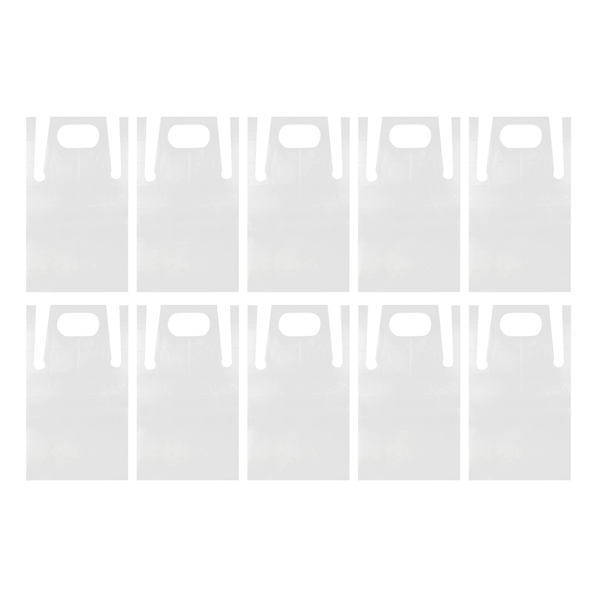 Clear Plastic Disposable Aprons, 10ct. by Craft Smart™